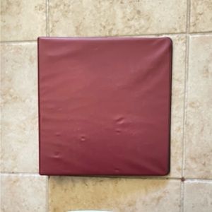 Vintage Wilson Jones  3-Ring Locking Binder Red   2 In With Label